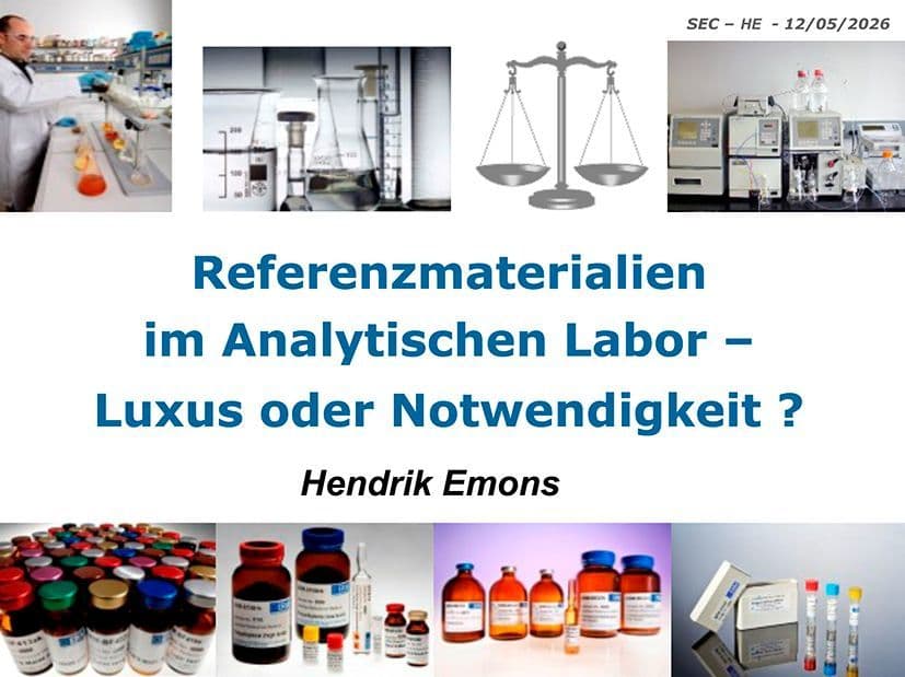 Referenzmaterialien im Analytischen Labor – Luxus oder Notwendigkeit?