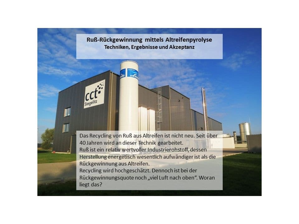 Pyrolyse von Altreifen zur Rückgewinnung von Ruß