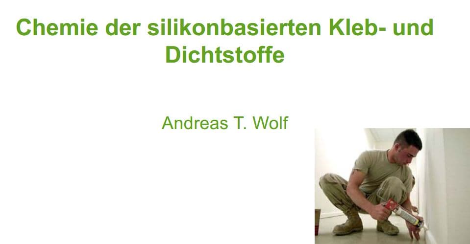 Chemie der silikonbasierten Kleb- und Dichtstoffe