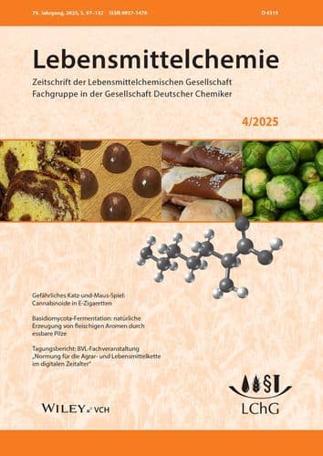 Cover Picture Lebensmittelchemie 4/2025