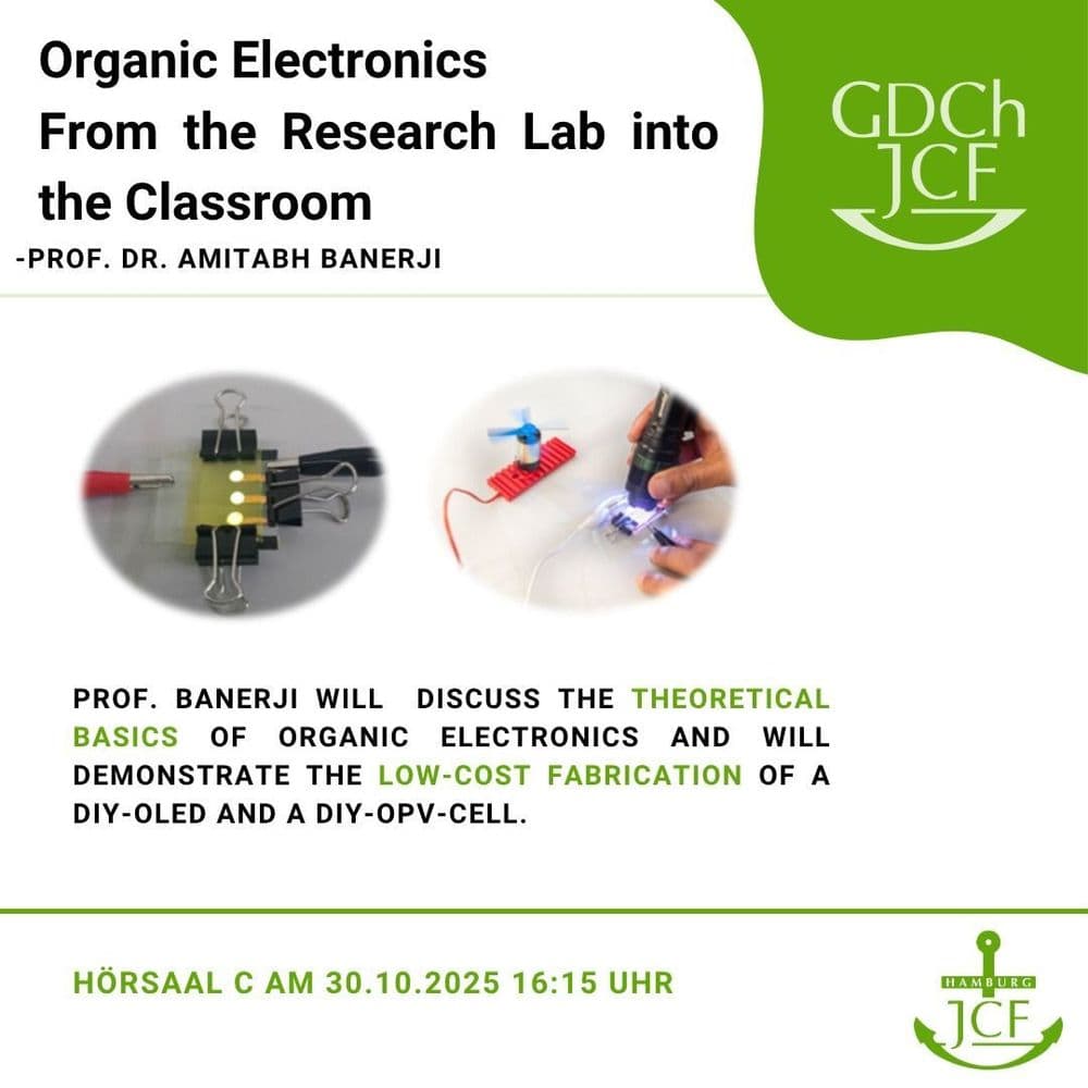 Organic Electronics – From the Research Lab into the Classroom