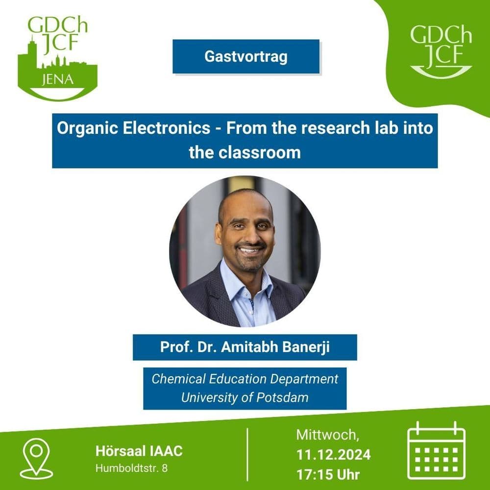 Organic electrics - from the research lab into the classroom