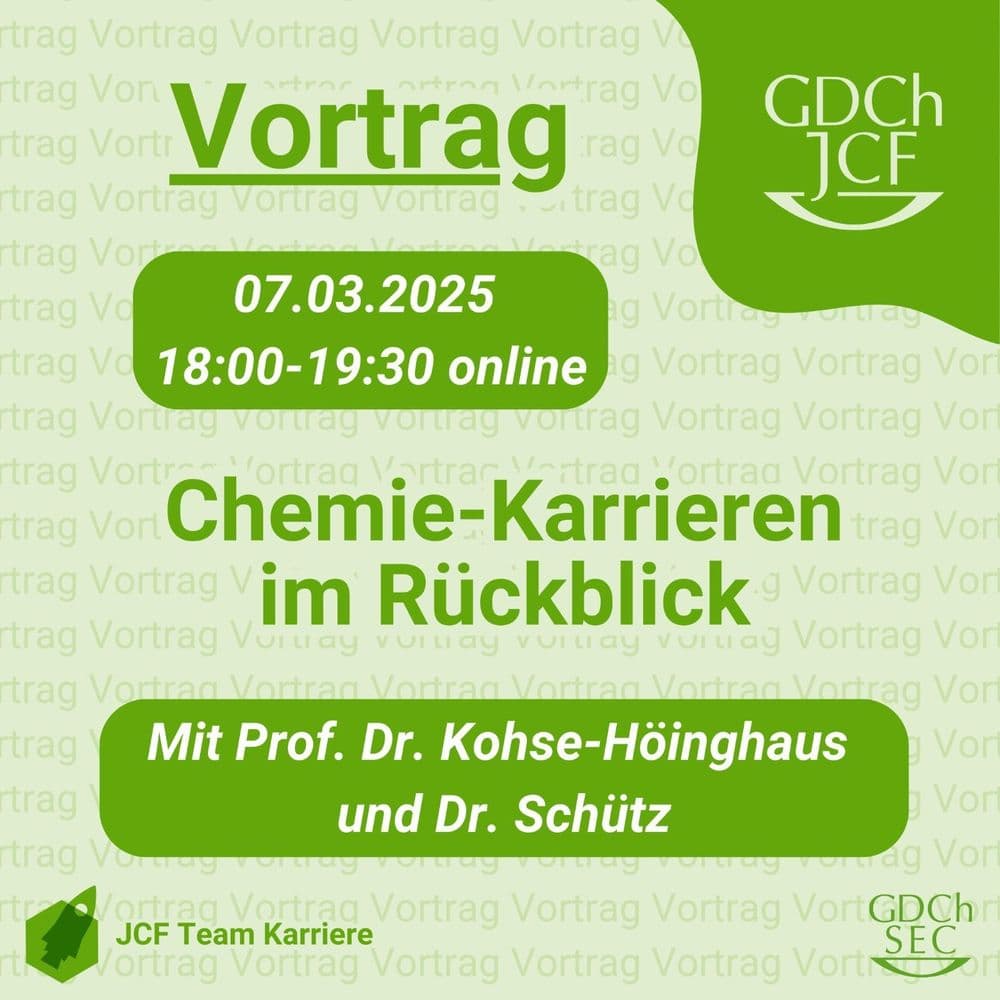 Chemie-Karrieren im Rückblick