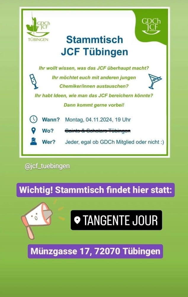 JCF Tübingen Stammtisch
