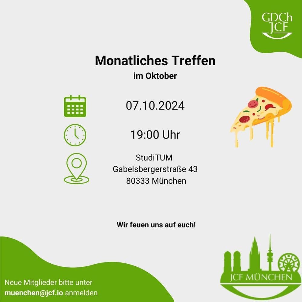 Monatliches Treffen JCF München