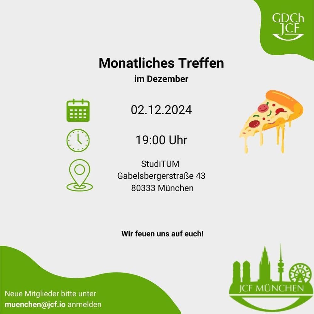 Monatliches Treffen JCF München