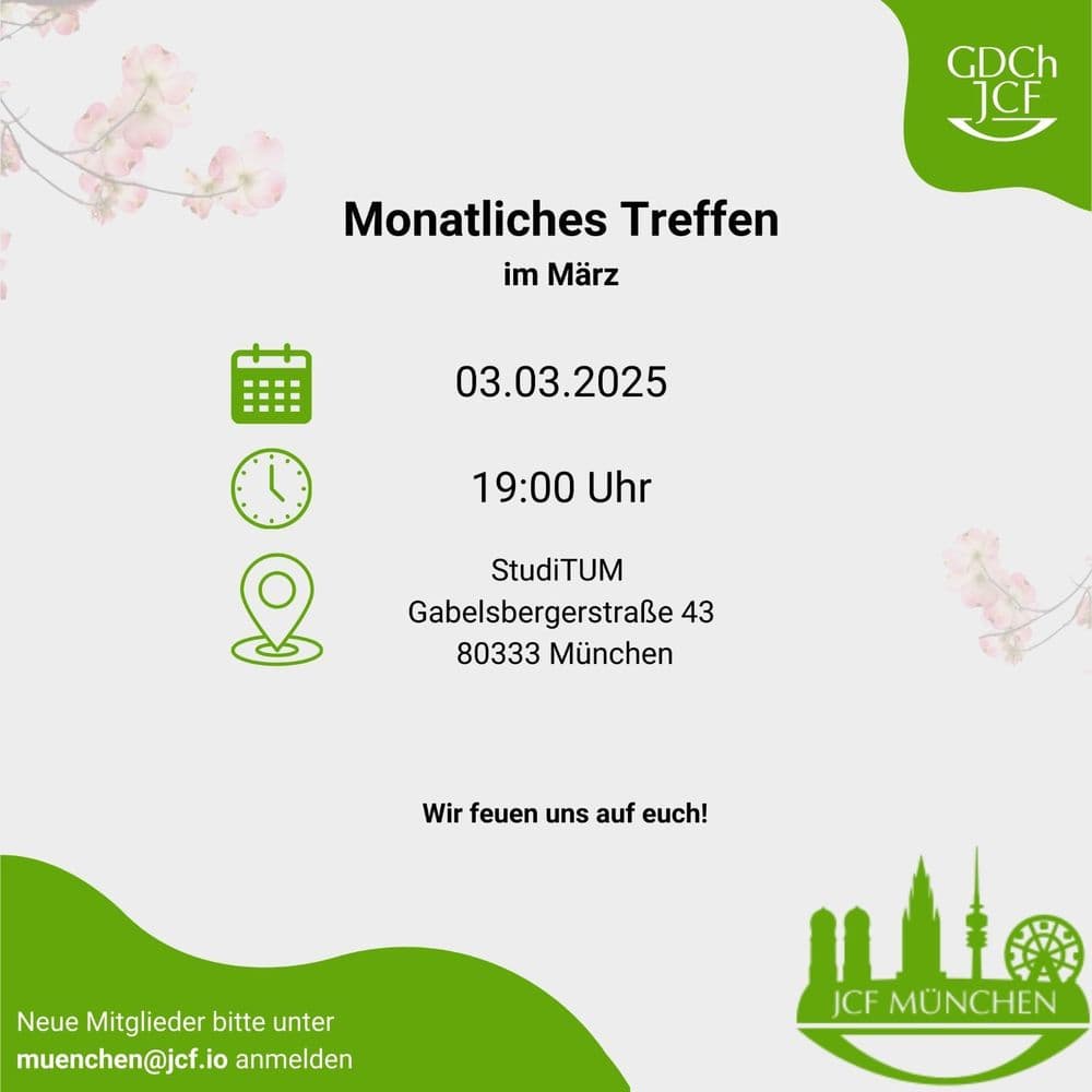 Monatliches Treffen JCF München