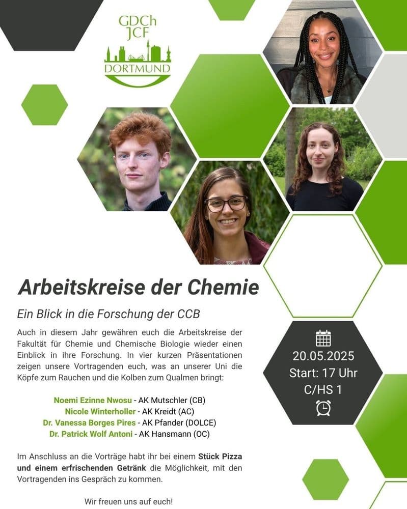 JCF Dortmund präsentiert: Arbeitskreise der Chemie