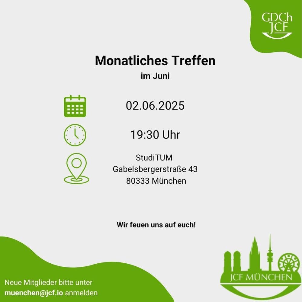 Monatliches Treffen JCF München