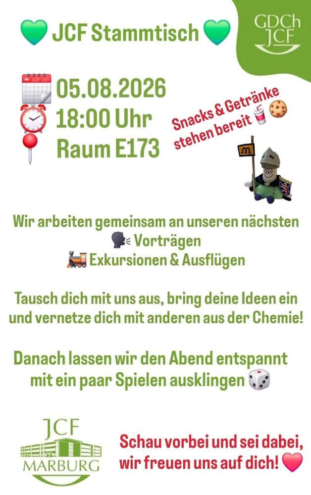 JCF Stammtisch Marburg - 05.08.2026