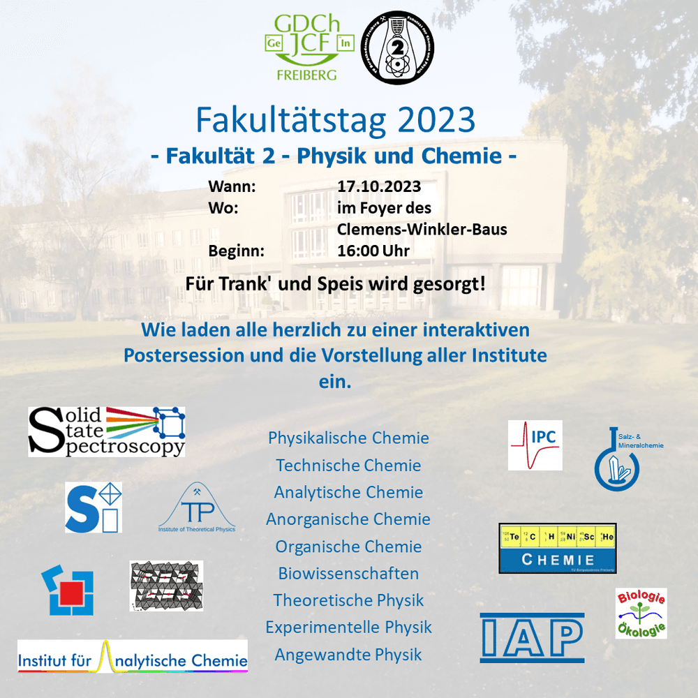 Fakultätstag der Fakultät für Chemie und Physik (TU Bergakademie Freiberg)