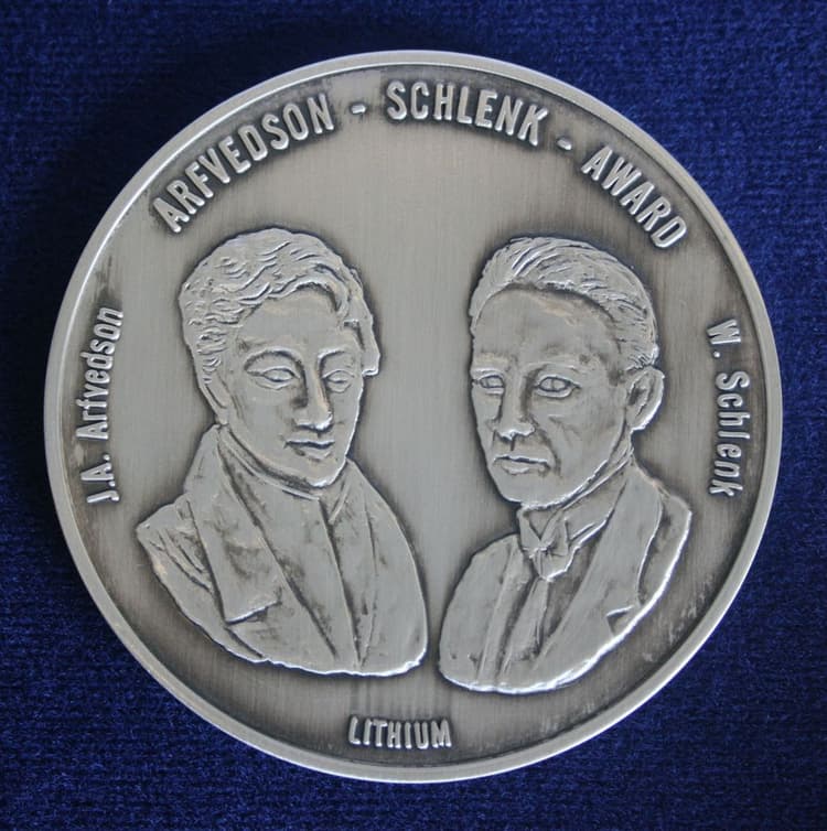 Arfvedson Schlenk Award