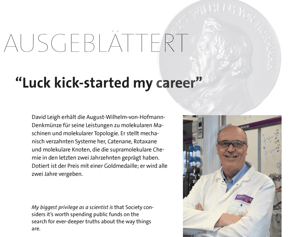 “Luck kick‐started my career”