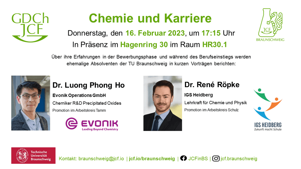 Chemie und Karriere
