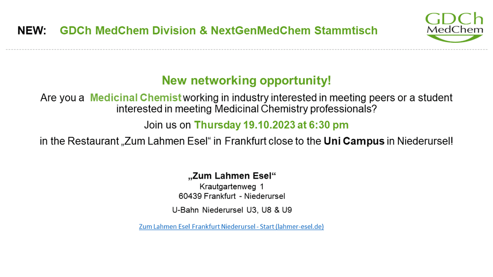MedChem Stammtisch