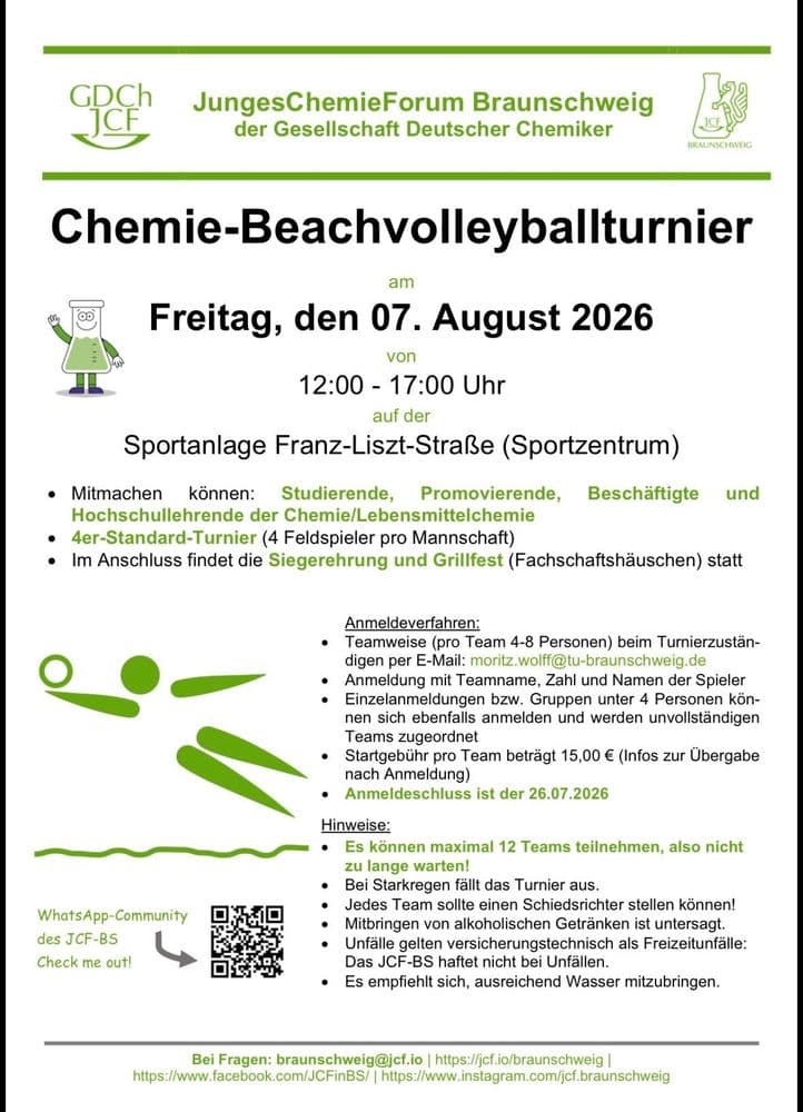 Chemie-Beachvolleyballturnier