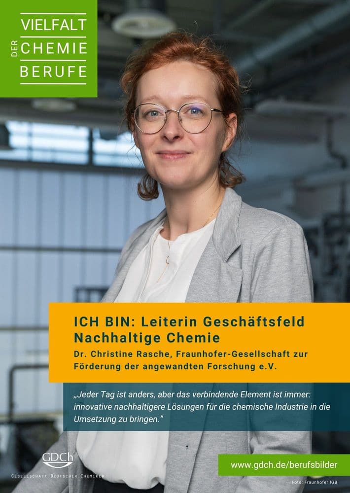 ICH BIN: Leiterin Geschäftsfeld Nachhaltige Chemie