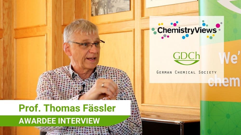 "Nature is chemistry by itself." - Awardee interview with Thomas Fässler