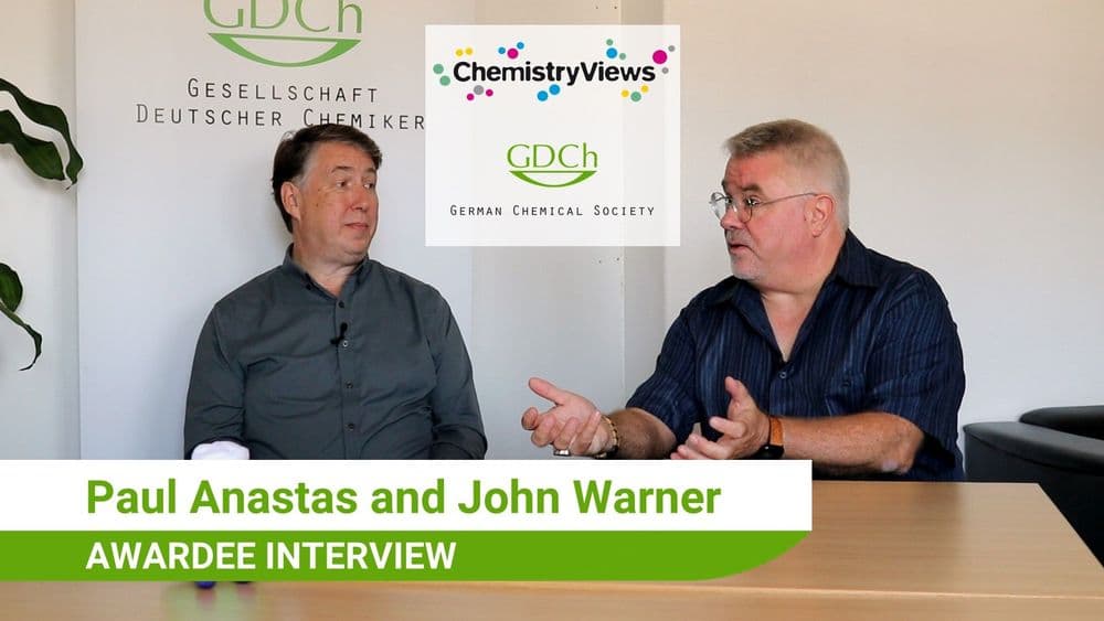 “Hazard is a design flaw.”—Awardee interview with Paul Anastas and John Warner