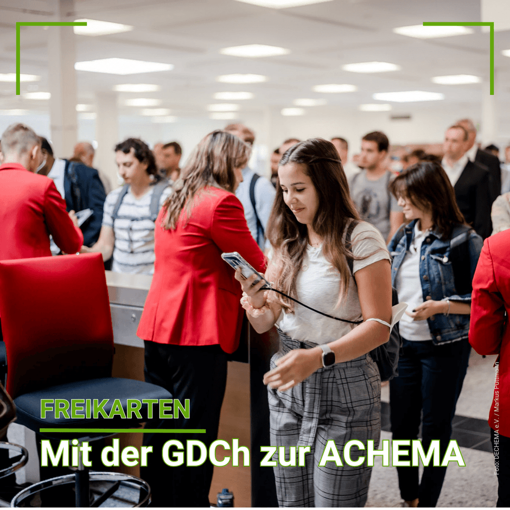 Mit der GDCh auf die ACHEMA