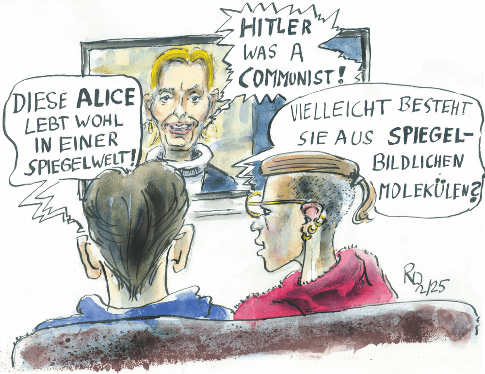 Alles spiegelverkehrt