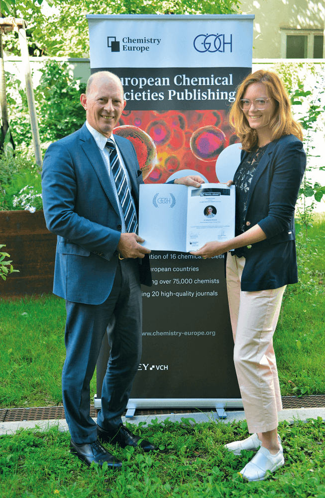 Travel Grant von Chemistry Europe