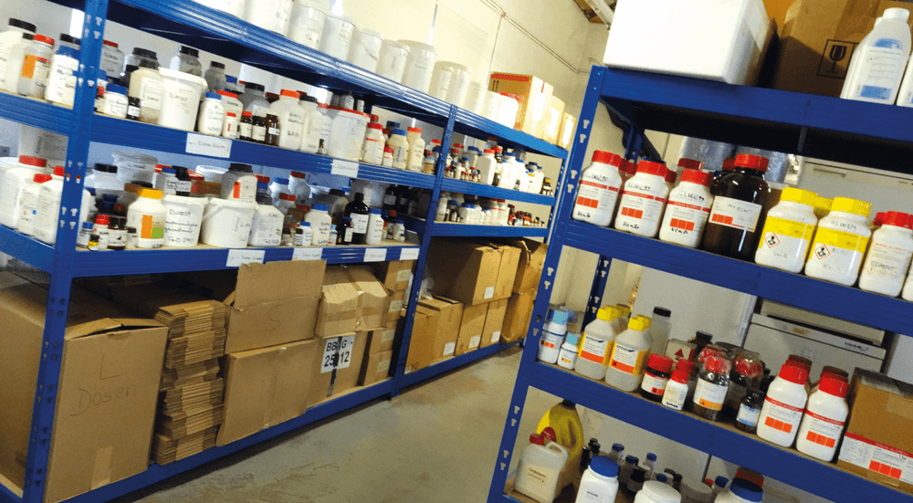 Secondhand‐Shop für Chemikalien