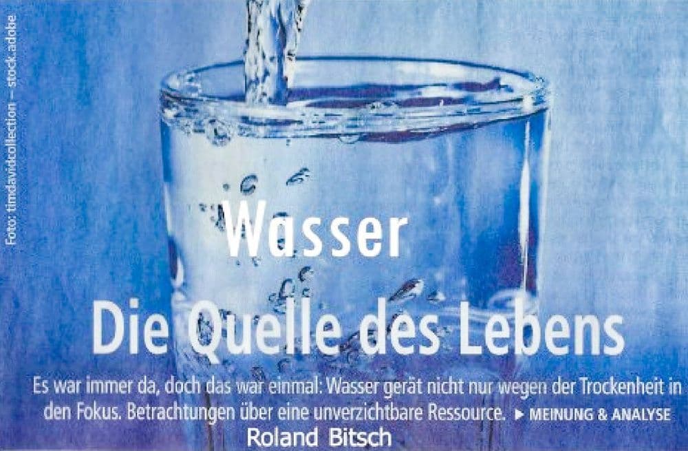 Wasser – Quelle des Lebens