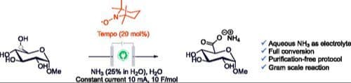 A Purification‐Free Strategy for the Electrochemical Oxidation of the Primary Hydroxy Group in Glycopyranosides