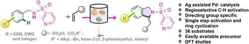 Cascade C─H‐Alkenylation‐Intramolecular Aminative Cyclization of Benzylsulfonamides for Synthesis of Isoindoline Cores