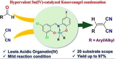 Hypervalent Organotin(IV) Compounds as Efficient Catalysts for the Knoevenagel Condensation of Aldehydes