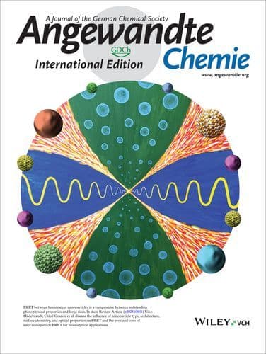 Inside Back Cover: Inter‐Nanoparticle FRET for Biosensing: Photophysics Versus Size