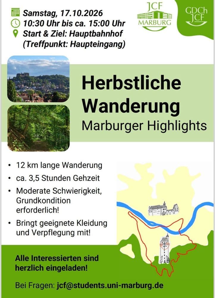 Herbstliche Wanderung – Marburger Highlights 🥾