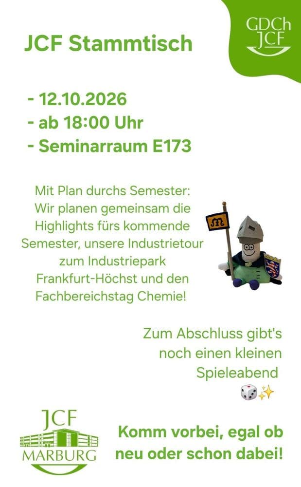 JCF Marburg Stammtisch 13.Okt.2026