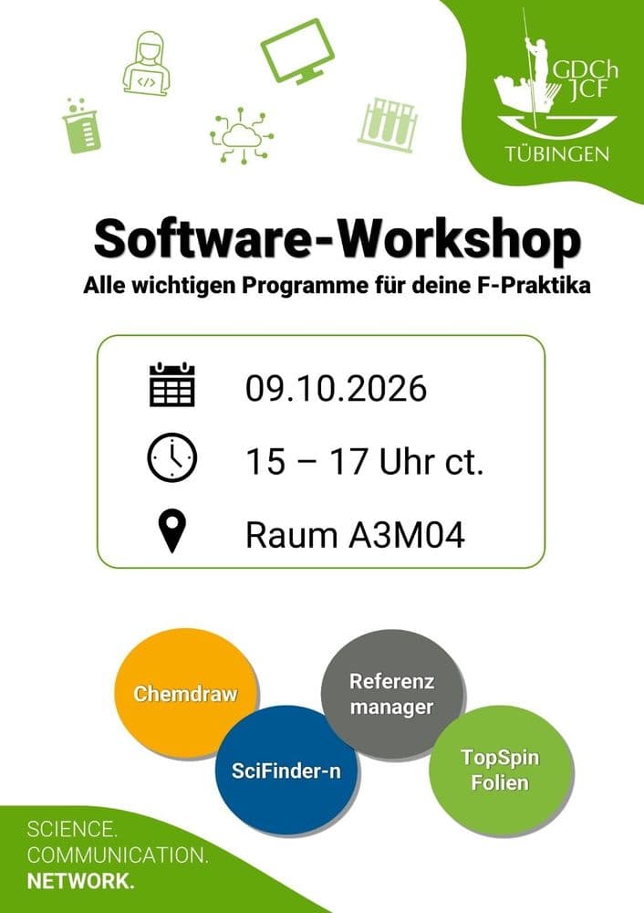 Software-Workshop für Chemie B.Sc. Studierende