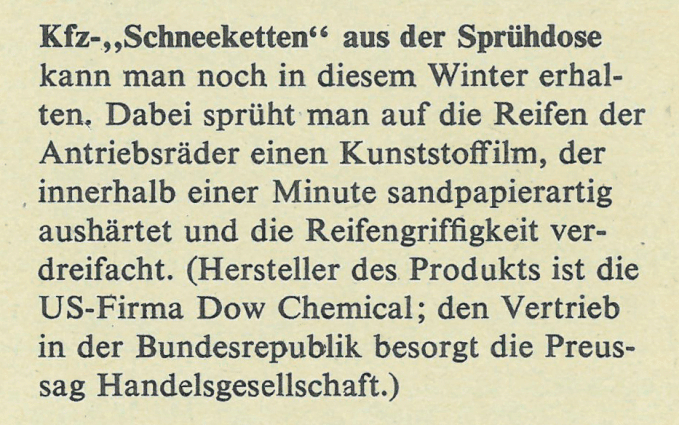 Vor 50 Jahren in den Blauen Blättern