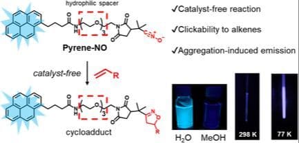 Nitrile N‐Oxide‐Based Fluorescent Probe to Impart Aggregation‐Induced Emission to Alkenes