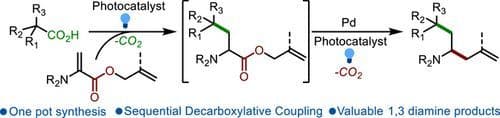 Reaction of Carboxylic Acids and Dehydroalanine Allyl Esters via One‐Pot Sequential Decarboxylative Couplings
