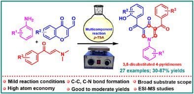 Regioselective Multicomponent Approach Promoted by p‐TSA: A Facile Synthetic Access to 3,5‐disubstituted 4‐pyridinone Frameworks