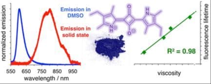 Symmetric Bis‐Kryptopyrrol‐2‐Yl Squaraine as a Viscosity Probe and Dual‐State Emitter