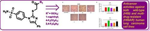 Synthesis and Characterization of Sulfonamide‐Imidazole Hybrids with In Vitro Antiproliferative Activity against Anthracycline‐Sensitive and Resistant H69 Small Cell Lung Cancer Cells
