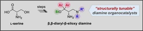 Synthesis of Diverse β,β‐Diaryl β‐Siloxy Diamines and Application as Organocatalysts