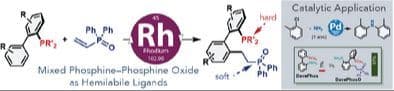 Synthesis of Mixed Phosphine–Phosphine Oxide Ligands by Rh(I)‐Catalyzed C─H Bond Alkylation