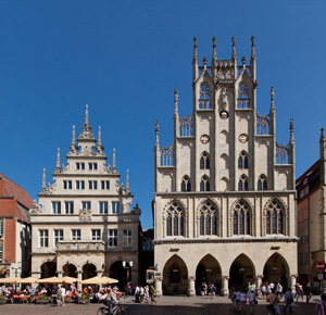 Münster: Rathaus mit Friedenssaal  (Foto: Presseamt Münster / MünsterView)