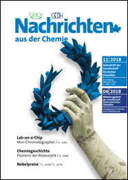 Aktuelles Cover der Nachrichten aus der Chemie