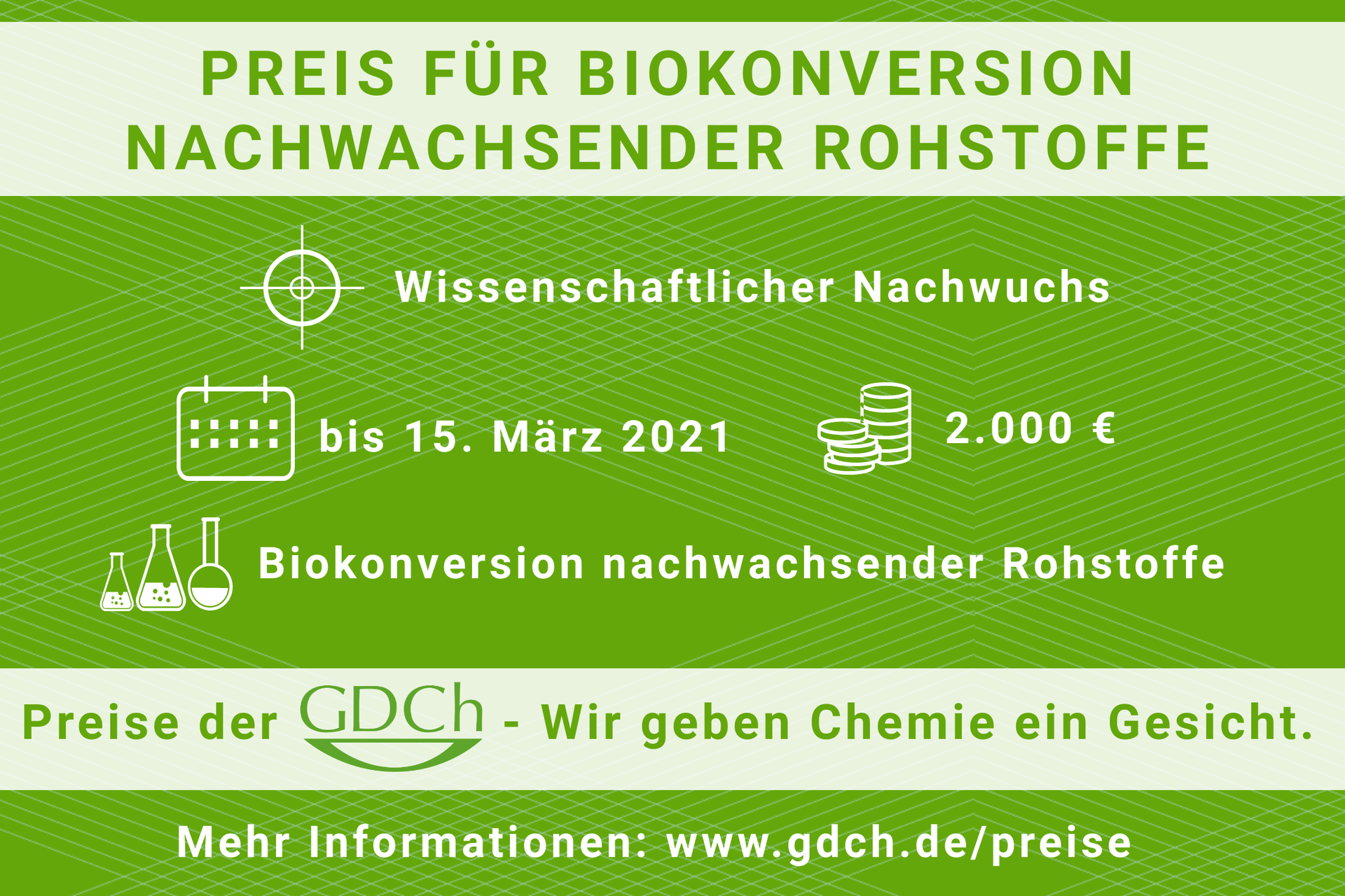 Preis für Biokonversion