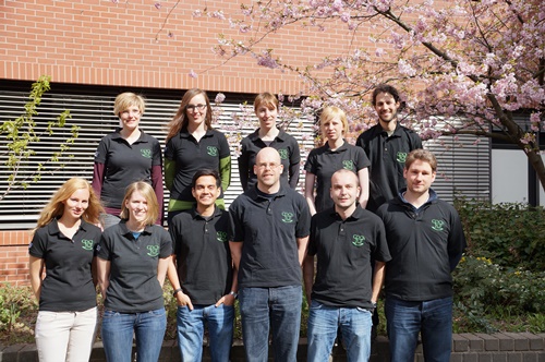 Die aktiven Mitglieder des JCF (JungesChemieForum) Braunschweig im April 2015