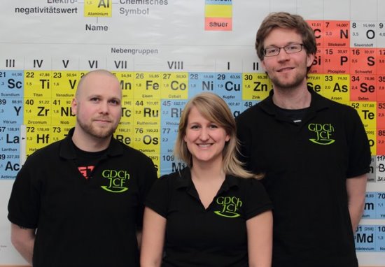 Das neue Sprecherteam im JCF Kiel (v.l.n.r.): Steve Waitschat (Kassenwart), Uta Corinna Stange (Regionalsprecherin) und Sebastian Beil (stellv. Regionalsprecher)