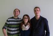 Das neue Sprecherteam (v.l.n.r.): Dominik Buck (Kassenwart), Renita Thim (Regionalsprecherin) und Benjamin Wolf (stellvertretender Regionalsprecher)