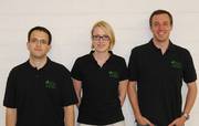 Das neue Sprecherteam im JCF Stuttgart (v.l.n.r.): Nico Kreß (stellv. Regionalsprecher), Julia Holz (Regionalsprecherin) und Stuart Beardsworth (stellv. Regionalsprecher)